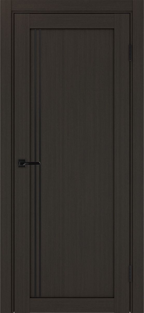 Дверь межкомнатная Оптима Порте Турин 566.111 АПП молдинг SB, цвет венге, экошпон, глухая