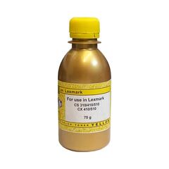 Тонер MKI/Mitsubishi для Lexmark CS310, CS410, CS510, CX410, CX510 - Yellow 75 г/фл. Gold ATM