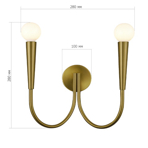 Светильник настенный ST Luce Dutchess SL1243.301.02