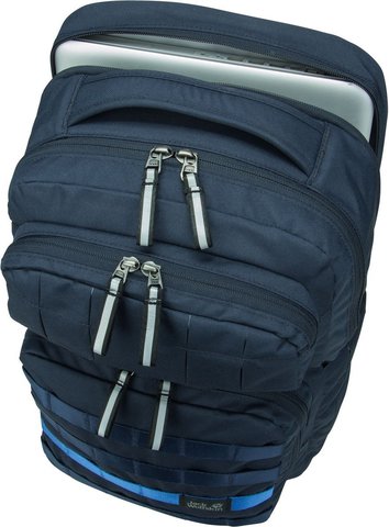 Картинка рюкзак школьный Jack Wolfskin Trt School Pack grey geo block - 5