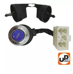 Замок зажигания UNITED PARTS универсальный, с ключом / 5 контактов (90-1042)