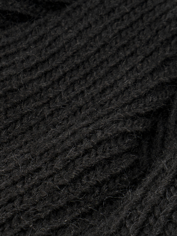 Утеплённая шапка «7 Русских Медведей» с флисовой подкладкой, чёрного цвета / Распродажа