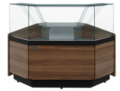 Нейтральная витрина CARBOMA BORNEO 2 KC80 N-5 (внешний угол 90)