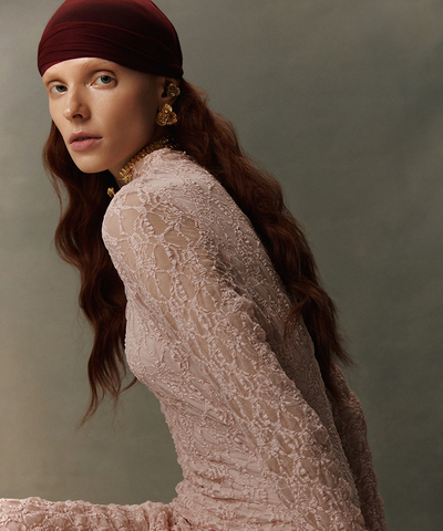 Серьги Гортензия gold