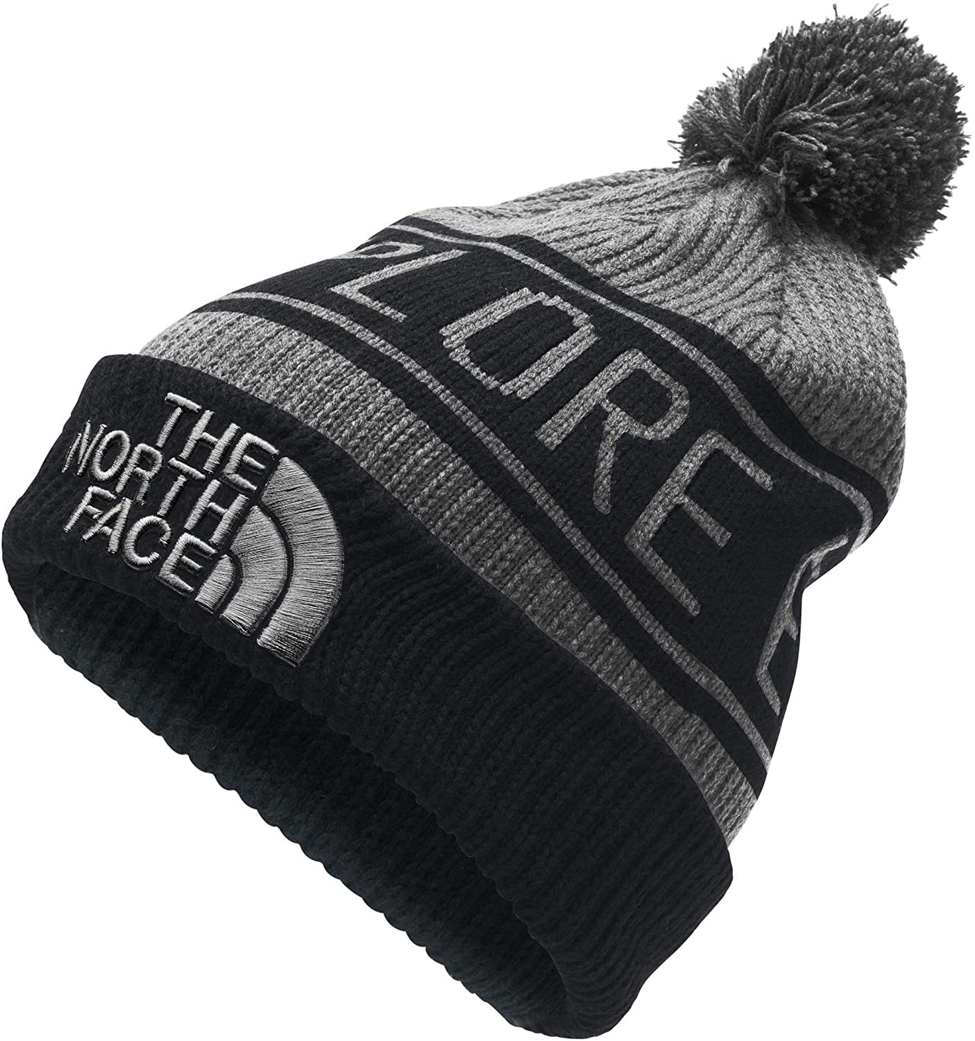 the north face retro pom beanie