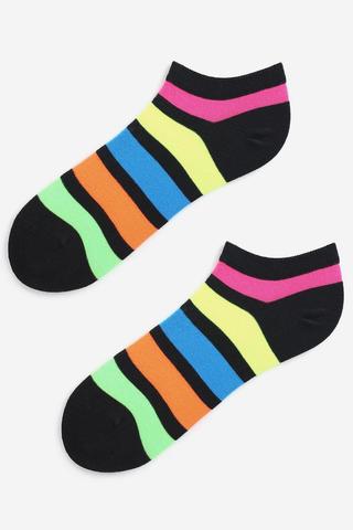 Носки женские с цветными полосками MARILYN FOOTIES RAINBOW 2