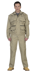Костюм Безопасность куртка, брюки Песочный