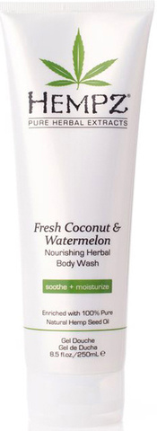 Hempz Гель для душа Кокос и Арбуз Coconut Watermelon Nourishing Body Wash  (250 ml)