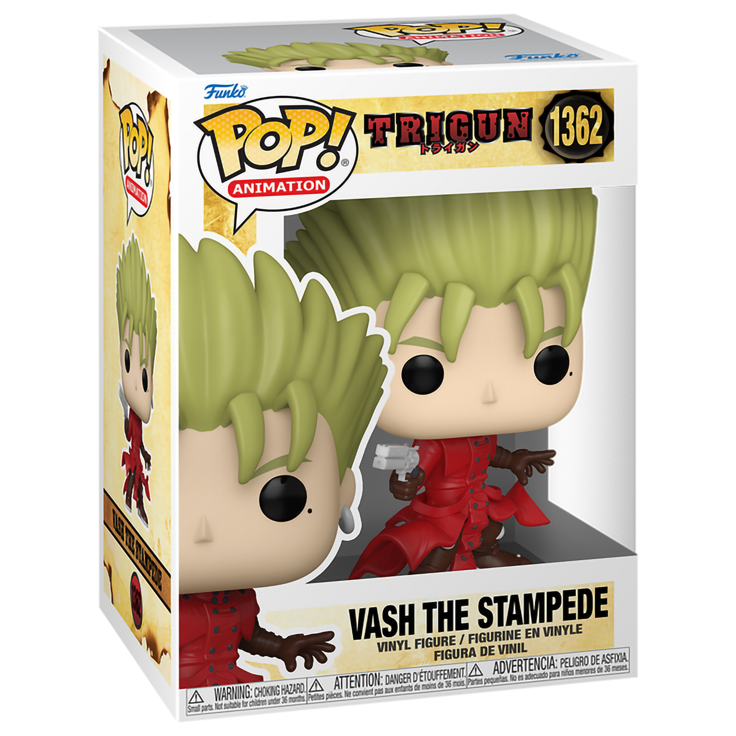 Funko POP! Animation Trigun Vash The Stampede (1362) – купить за 2290 руб |  Чук и Гик. Магазин комиксов