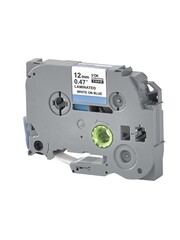 Кассета с лентой S'OK by Sakura Printing TZE535 для Brother,  белый на синем, 12мм, 8м , наклейка