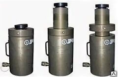 Домкрат гузовой с пружинным возвратом и фиксирующей гайкой Усилие 100 тс ДГ50П150Г