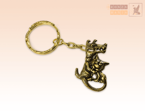 брелок Котик - Любовь зла