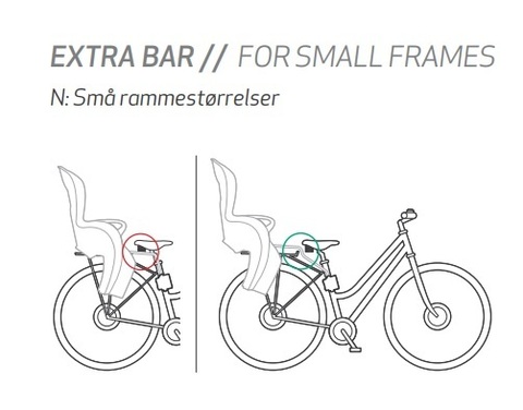 Картинка штанга для велокресла Hamax   - 2