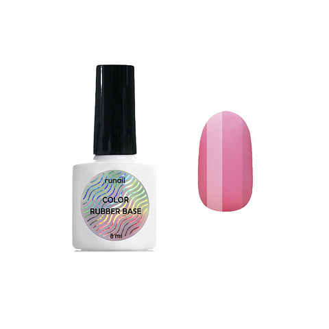 RuNail Цветная каучуковая база Color Rubber Base, 8 мл. 5307
