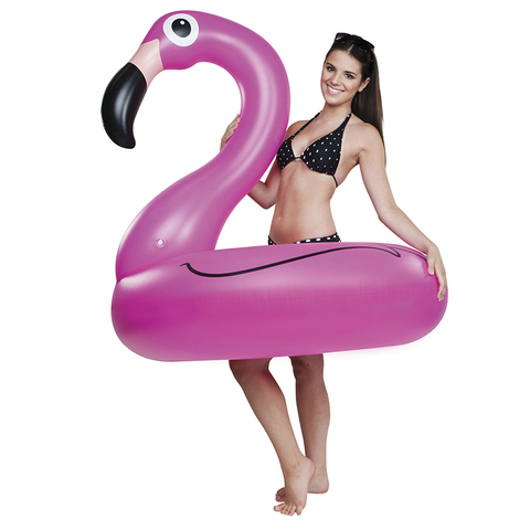 Круг надувной bigmouth, pink flamingo