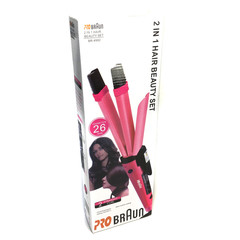 Плойка - выпрямитель для волос BRAUN Straight Curl 2 в 1 , 26 мм