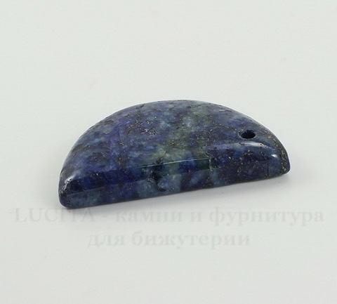 Подвеска Ляпис Лазурит (прессов., тониров) (цвет - темно-синий) 33,5х21,7х6,4 мм №44