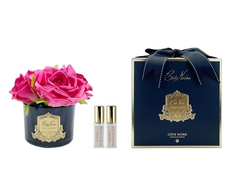 Букет роз и спрей 15мл Cote Noire Five Rose magenta ярко-розовая