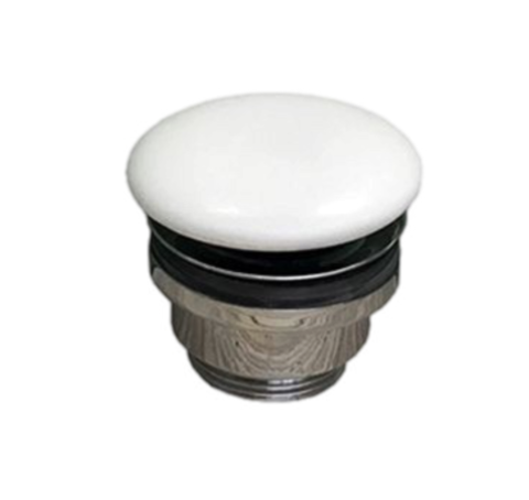 GSG Ceramic Design PILTONUNIAR000 Донный клапан универсальный 1”1/4 с керамической крышкой (белый глянцевый)