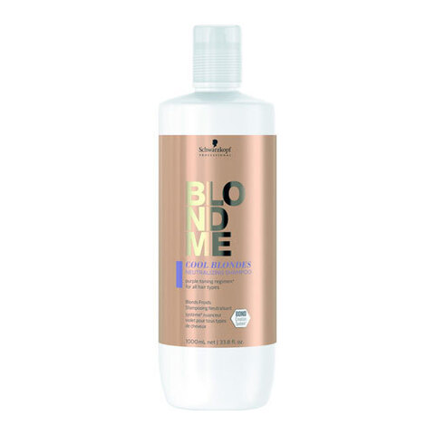 Нейтрализующий шампунь для волос холодных оттенков блонд Schwarzkopf Blondme Cool Blondes Neutralizing Shampoo