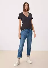 Футболка с V-образным вырезом s.Oliver