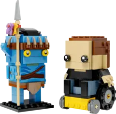 Конструктор LEGO BrickHeadz 40554 Avatar: Джейк Салли и его Аватар