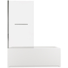 Allen Brau 3.31023.00 3.31023.00 PRIORITY, Шторка на борт 800мм (H=1500мм) стекло Optiwhite, Easyclean, хром (274701)
