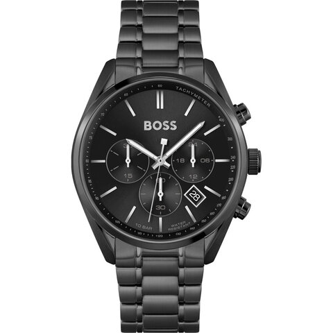 Наручные часы Hugo Boss Champion HB1513960 с хронографом , черный