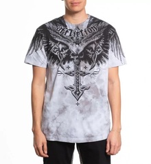 Футболка Affliction DEATH EYES GREY