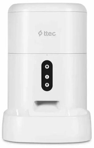 Автоматическая кормушка TTEC Foodi Automatic Wi-Fi Smart Pet Feeder Without Camera без камеры, белый
