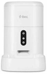 Автоматическая кормушка TTEC Foodi Automatic Wi-Fi Smart Pet Feeder Without Camera без камеры, белый