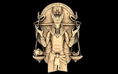 Силиконовый молд № 339 Анубис (Древний Египет)