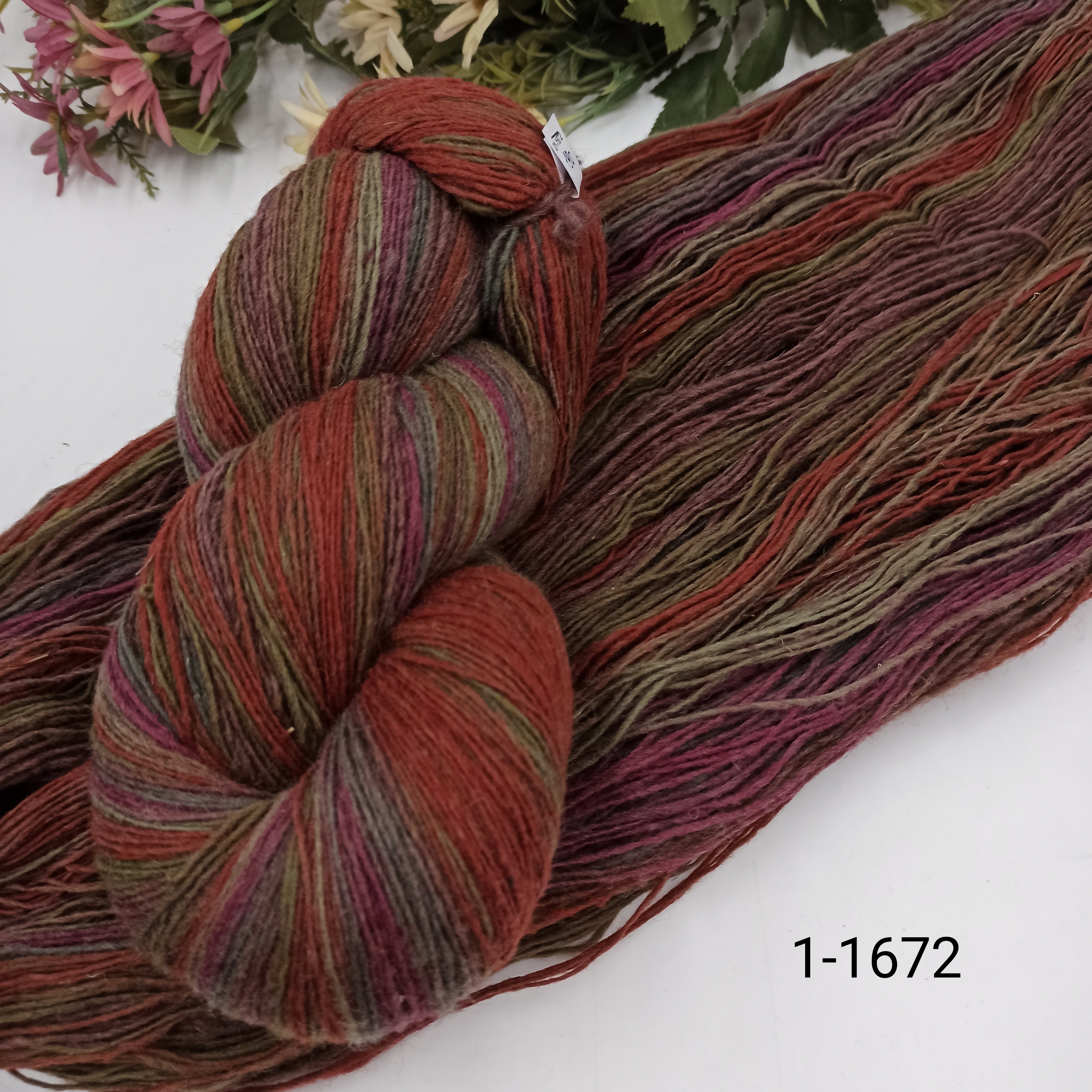 Дундага 6/1 шерсть секционного окрашивания 01-1672 420м/100гр