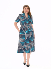 4536 Халат на пуговицах