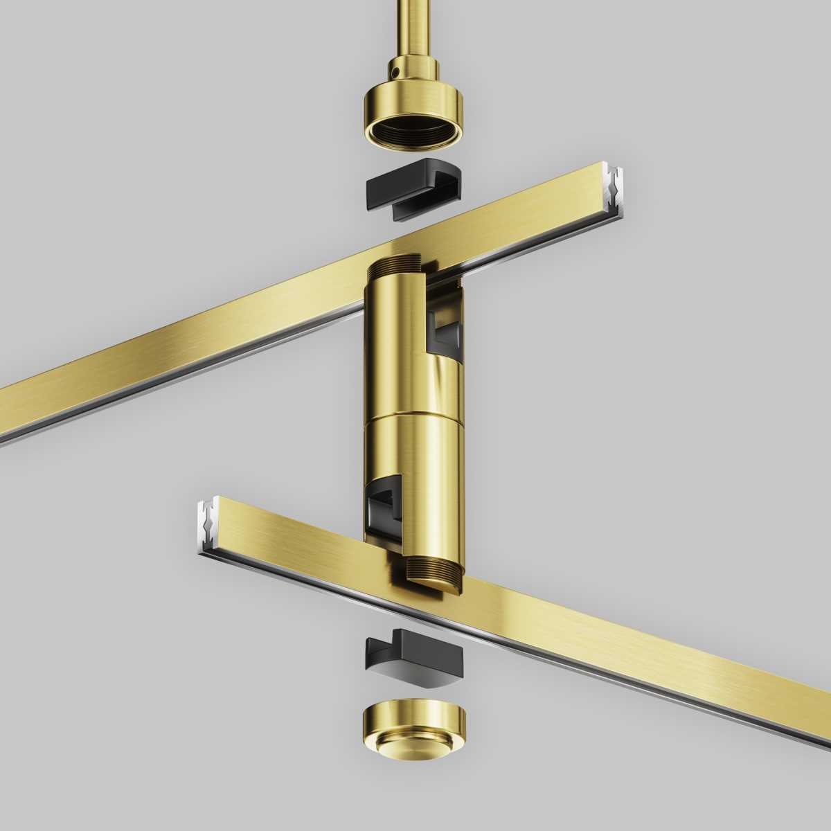 Крепление потолочное Maytoni Technical Accessories for tracks Flarity TRA159C-D1-BS