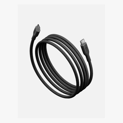 Кабель Energea Flow 60, USB-C to USB-C, 60W 1.5M, Черный | Black