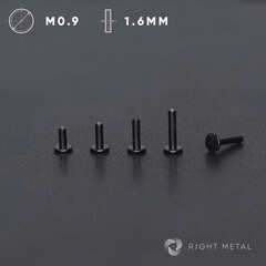 Лабрет Classic PVD Black 1.6мм