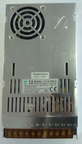 Блок питания YY-D-400W-5V (219*116*31mm) Раб. температура：-40 ~ +60 (с защитой)