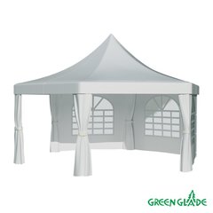 Садовый шатер Green Glade 1053 (6 граней)  (Комплект из 2-х коробок)