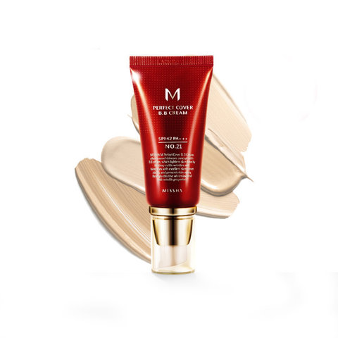 Krem \ Крем \ Cream M Perfect Cover BB Cream (SPF42/PA+++)  20ml  Light Beige