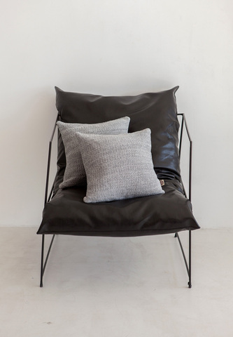 Наволочка декоративная 40x40 Luxberry Lux 65 серый меланж