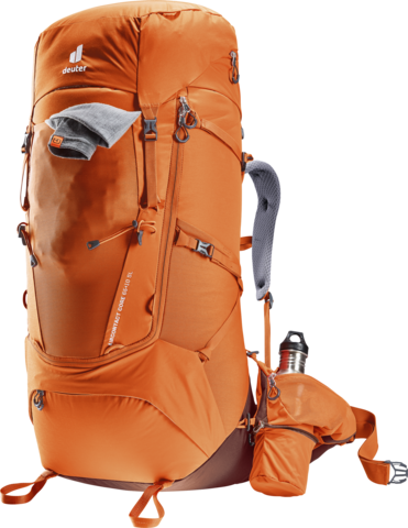 Картинка рюкзак туристический Deuter Aircontact Core 65+10 SL Chestnut-Umbra - 8