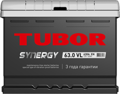 TUBOR Synergy  6СТ-63 kamina аккумулятор