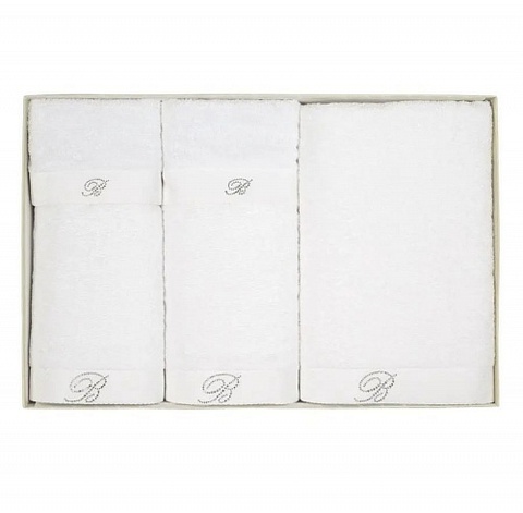 Набор полотенец 5шт Blumarine Benessere белый