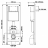 Berges 43364 Комплект : инсталляция АТОМ кнопка хром глянец, унитаз QUATTRO S Rimless 49 см, сидение тонкое дюропласт микролифт, быстросъём