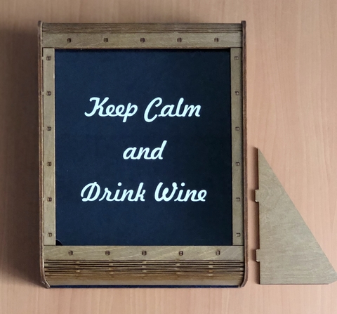 Копилка для винных пробок малая Keep Calm and Wine Drink