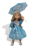 зонт ажурный - Демонстрационный образец. Одежда для кукол, пупсов и мягких игрушек.