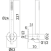 Душевой набор Cisal Xion DS018300D1