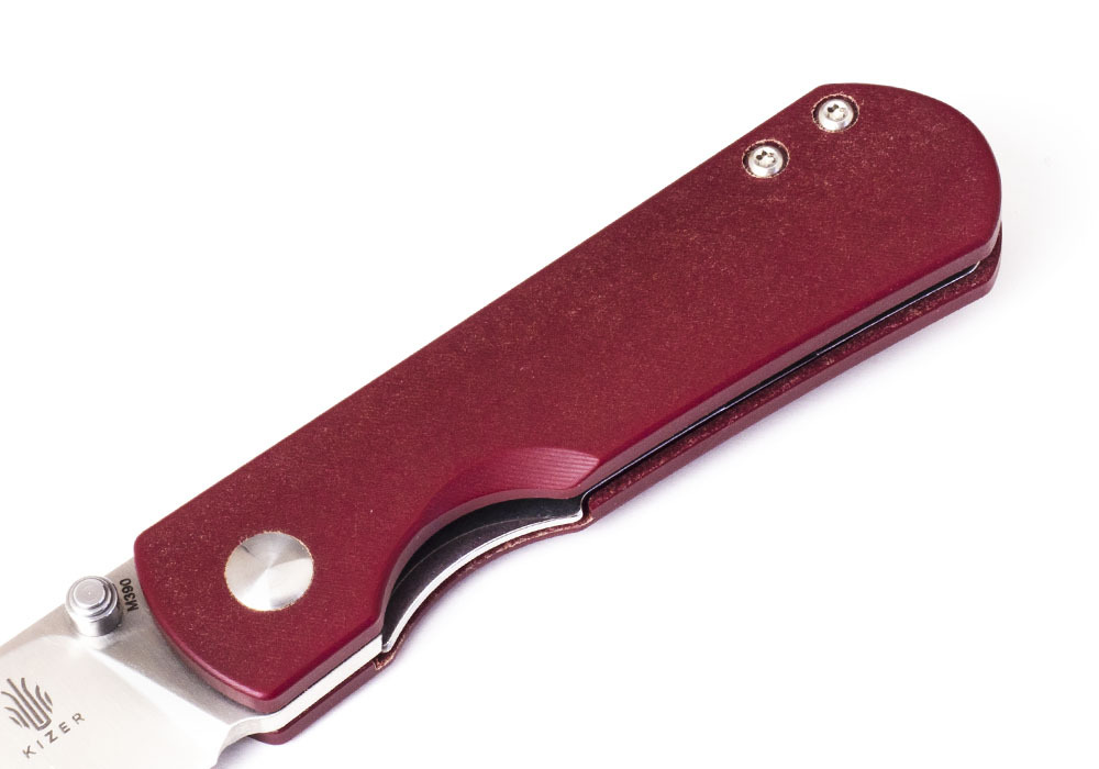 Нож Kizer Yorkie M390 Red Micarta
