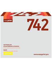 742A Картридж EasyPrint LH-742 для HP CLJ CP5225/5225n/5225dn (7300 стр.) желтый, с чипом, восст.
